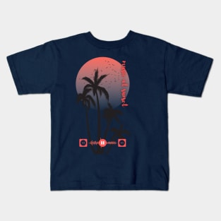 music at sunset Kids T-Shirt